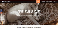 Desktop Screenshot of amiciconlacoda.com